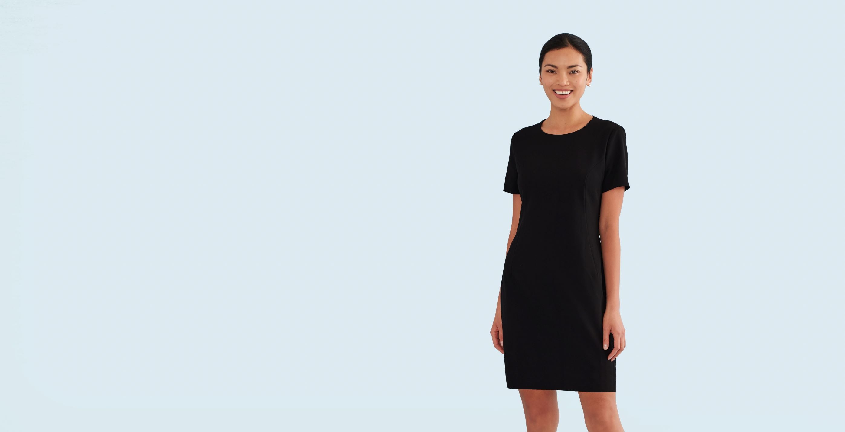 sachin and babi light blue dress Little Black Dress For Work Business Casual Outfit Ideas Workwear Dresses  Black Dress main image 1